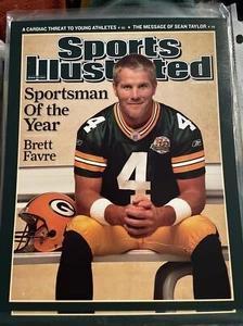 FOTO BRETT FAVRE 8X10 GREEN BAY PACKERS con licencia oficial deportes ilustrados - Imagen 1 de 1