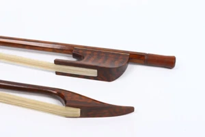 Bass Bow 3/4 Size Bows Hair Expert French Style Handle Snakewood Baroque - Picture 1 of 8