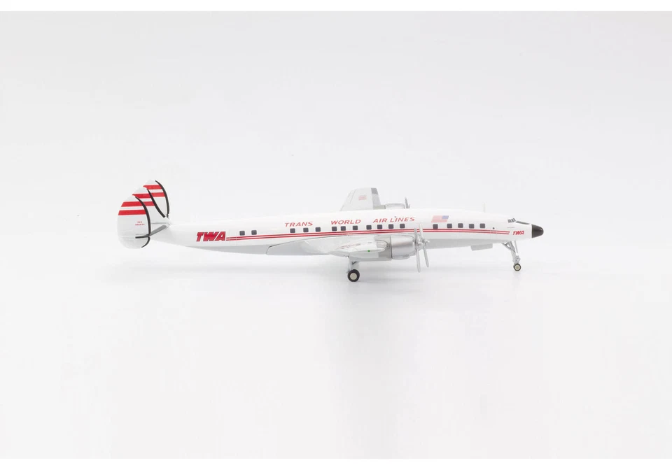 Herpa 1/200 TWA - Trans World Airlines Lockheed L-1649A Jetstream - image 1 of 1
