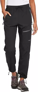 Women'S Hiking Pants Quick Dry Lightweight Water Resistant Elastic Waist Cargo P - Picture 1 of 12