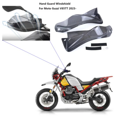 For Moto Guzzi V85TT 2023- Motorcycle Handguard Extensions Hand Guard Windshield - Изображение 1 из 4