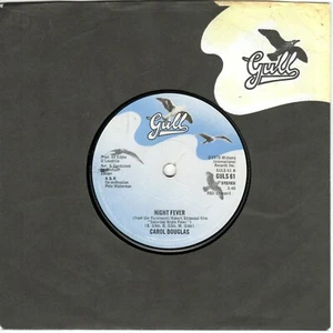Carol Douglas - Night Fever (7" Single 1978) EX Bee Gees - Picture 1 of 2