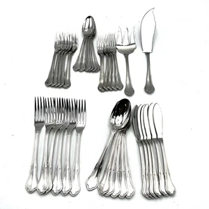 Servizio Pesce e dolce Sambonet 50 pezzi Filet Toiras vintage Inoxilver - Foto 1 di 9