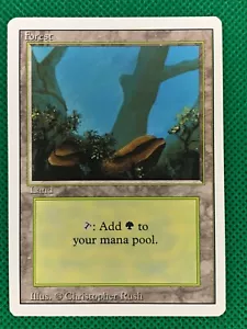 MTG / Magic: The Gathering - 3ª Edizione Revisionata - Foresta (A) - 4x (NM) - Foto 1 di 1