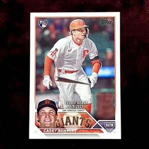 Casey Schmitt 2023 Topps Baseball RC #198 MINT SF Giants Rookie Jersey San Diego - Picture 1 of 2