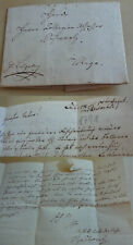 Letter Lübeck 1791: Report Travel Johann George Schwartz (1773-1830) 1824 Bm