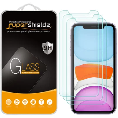 3X Supershieldz Tempered Glass Screen Protector Saver for Apple iPhone 11 (6.1") - Image 1 of 4