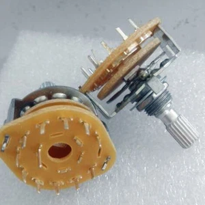 10x Rotary Switch Potentiometer 1 Pole 10 Position for Guitar effect/Audio 1P10T - Picture 1 of 3