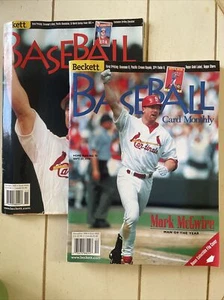 BECKETT BASEBALL CARD MONTHLY ISSUE Nov/Dec #164, 165 1998 MARK McGwire - Picture 1 of 3