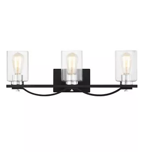 Quoizel - Salem - 24” 3-Light Bath Vanity Light With Clear Glass - Picture 1 of 2