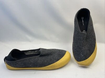 Womens Mahabis Euro Style Shoes Slippers Size 42 US 11.5 Light Yellow Grey Wool - Image 1 of 4