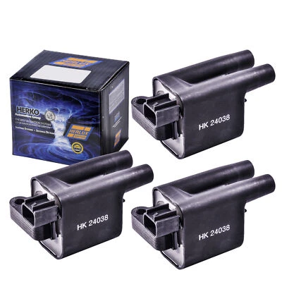 Set of 3 Herko B168 Ignition Coils For Mitsubishi 3.0L 3.5L V6 1997-2004 - Image 1 of 3