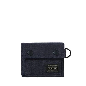 Yoshida Kaban PORTER SMOKY WALLET 592-26370 Navy - Picture 1 of 8