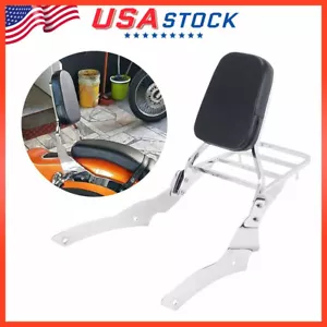 Backrest Sissy Bar + Luggage Rack For Yamaha V Star 650 Custom xvs650 drag star - Bild 1 von 7