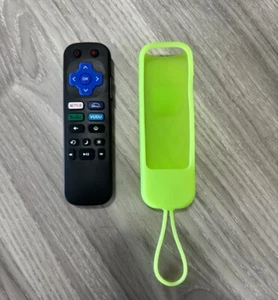 Remote Control+Silicone Cover for TCL/Hisense/Onn/Roku Series TV NETFLIX. - Picture 1 of 10