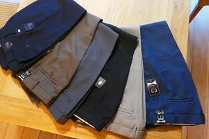 Mens Smart Formal Casual Dress Trouser Expand a Band Waist 32 Leg 29 Colour Blue - Picture 1 of 3