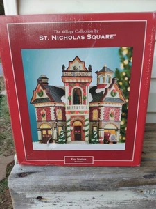 Nikolausplatz Feuerwache Nr. 1 The Village Collection 2003 RETIRED CIB - Bild 1 von 5