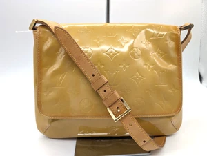 Auth LOUIS VUITTON Thompson Street Beige (Yellow) Vernis Shoulder Bag 250704 - Picture 1 of 16