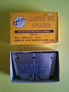 Craig Vintage Master Six Spleißgerät 8 mm Super 8 & 16 mm - Bild 1 von 2