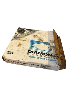 Cadena de rodillos Diamond X-5466-010 40-2 remachada de 10' - Imagen 1 de 9