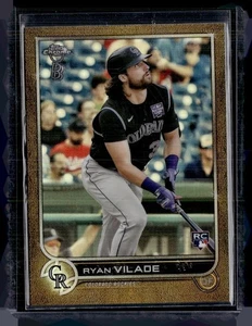 2022 Topps Chrome Ben Baller Gold /50 Ryan Vilade Rockies - Bild 1 von 1