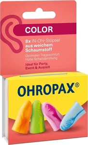 OHROPAX Color Earplugs – In-ear plugs made of soft foam – 8 pieces - Bild 1 von 7