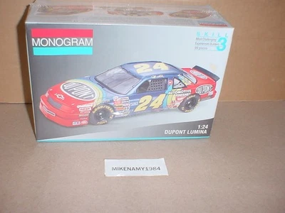 Monogram #24 JEFF GORDON Chevy Dupont Lumina 1:24 Model Kit 2441 -New & Sealed - Image 1 of 4