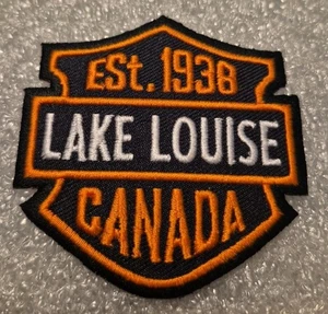 Parche bordado vintage Harley Davidson Lake Eloise Canadá nuevo - Imagen 1 de 4