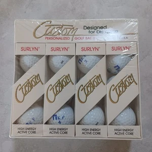 Vintage Surlyn High Energy Active Core Golf Balls One Dozen New in Box USA - Picture 1 of 8