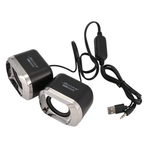 USB 2.0 Notebook Lautsprecher Wired Stereo Computer Lautsprecher fuer Desk5899 - Bild 1 von 7