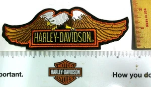 Harley Eagle Wing Patch Vintage Sammlerstück alt HD Motorrad Biker Weste Emblem - Bild 1 von 2