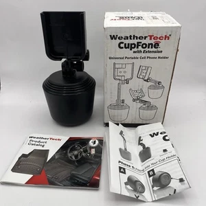 WeatherTech Cupfone With Extension In Original Box Cell Phone Holder Mount NEW - Picture 1 of 13