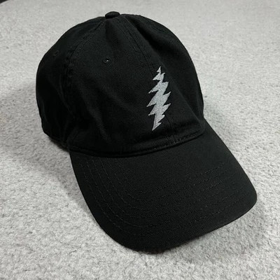 Gorra Grateful Dead Black Lightning Bolt Sphere 2024 Dead & Co Tour Raro Foto 1 de 4