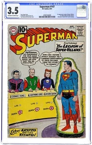 Superman #147 CGC 3.5 1961 4592744009 1st app. Legion of Super-Villains - Picture 1 of 2