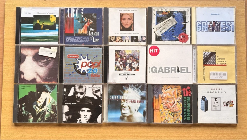 80s Pop Electro Synth CDs - A-HA, ABC, Blondie, Duran, Erasure, Frankie, OMD, ++ Foto 1 de 2