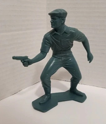 Vintage The Man from U.N.C.L.E. Boneco azul Thrush Officer 5" - RARO - Imagem 1 de 4