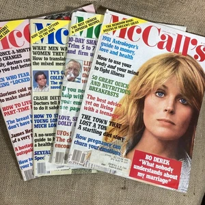 Vintage 1981, McCall's Magazine - Jan, Feb, Jul, & Aug, Lot of 4 - Picture 1 of 20