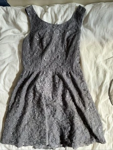 TOPSHOP Women’s Floral Lace Lilac Dress - Size UK 10 / EU 38 / US 6 - Picture 1 of 5
