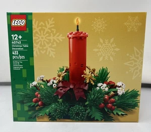 Lego 40743 Weihnachten Tischdeko Kerze Set Holiday Topper Dekor NEU VERSIEGELT - Bild 1 von 6