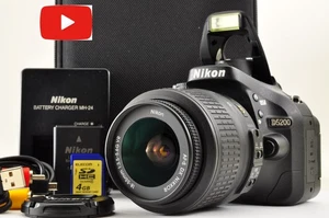 [Mint+ Count: 1980] Nikon D5200 24.1MP Digital SLR BLACK w/ 18-55mm From JAPAN - Picture 1 of 24