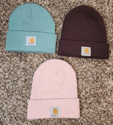 Lote de bonés de inverno Carhartt Beanie pacote com (3) várias cores - Imagem 1 de 4