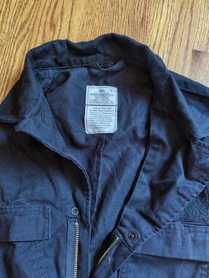 Macacão masculino marinho 40L azul resistente a chamas utilitário trabalho mecânico exército excedente - Imagem 1 de 3