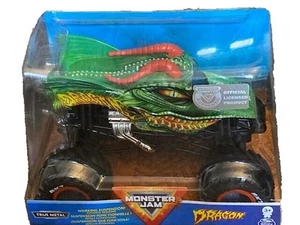 2020 NIP Monster Jam 1:24 Dragon Die Cast Large Monster Truck - Bild 1 von 5