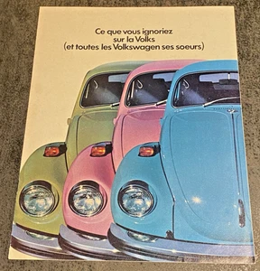 Werbeprospekt Sortiment WOLKSWAGEN - September 1971 - schöner Zustand - Bild 1 von 7