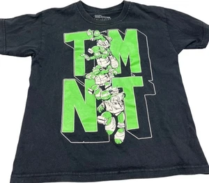 Teenage Mutant Turtles Niños Camiseta Manga Corta Negro 2016 Algodón Talla 7 LEER - Imagen 1 de 5