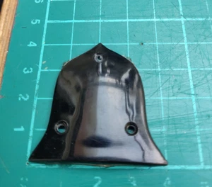 Eko chitarra plain black truss rod cover NOS (senza viti) - Foto 1 di 4