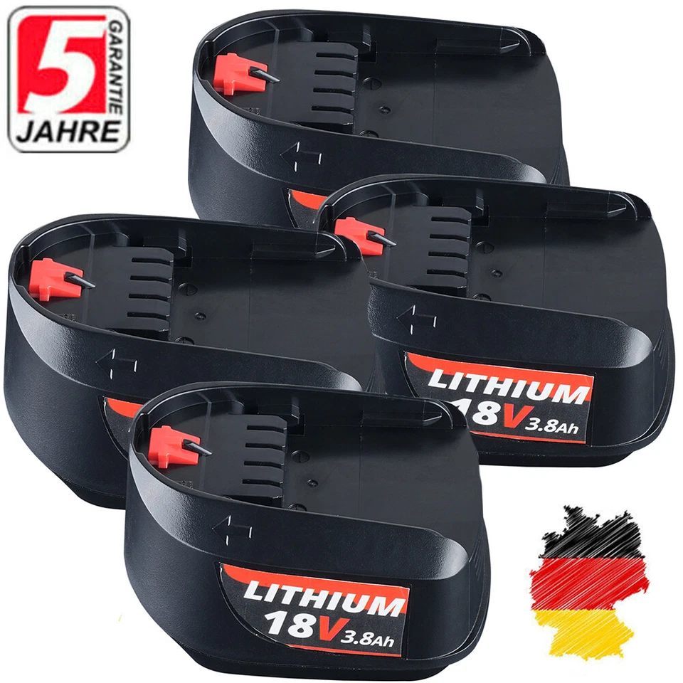 MARKENLOS 2X für Bosch Li-ion Akku PBA 18 V 3,8Ah XL Power For All Alliance 54Wh NEU OVP