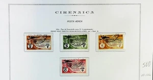 ITALIA - COLONIE - CIRENAICA VOLO ROMA-BUENOS A. serie cpl usata (VP044) - Bild 1 von 1