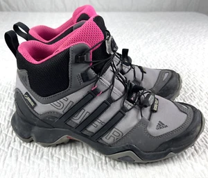 Adidas Scarpe Donna 6.5 Terrex Swift R Gore-Tex Sneakers da Corsa Grigio AQ1863 - Foto 1 di 6