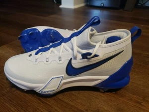 Sz 7.5 Nike Force Zoom Trout 9 Elite Blue White Baseball Cleats FB2906-105 Mens - Picture 1 of 9